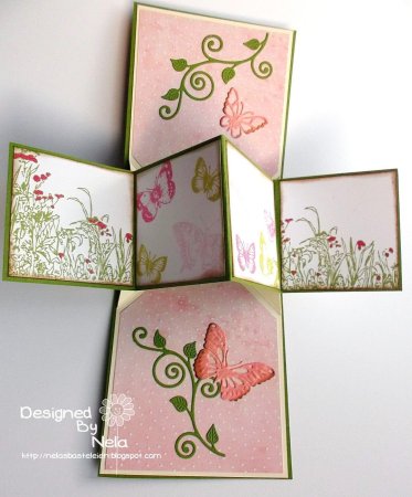 Складная открытка из бумаги