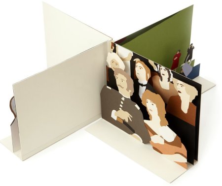 Оригинальная конструкция открытки