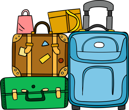 Чемодан нарисованный