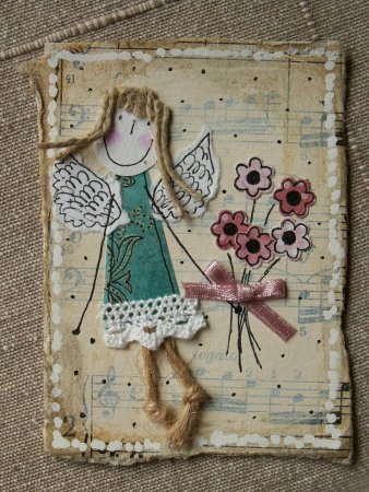 Открытки хенд мейд