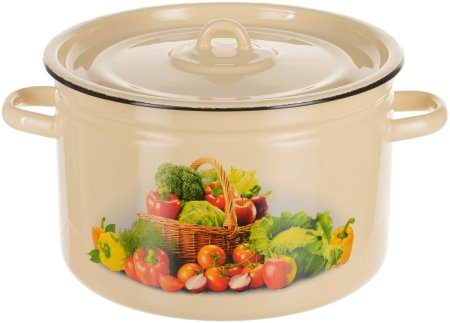 Кастрюля СТАЛЬЭМАЛЬ 1с18с 7 л