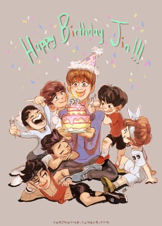 БТС арты с днем рождения