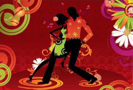 Сальса вечеринка фон