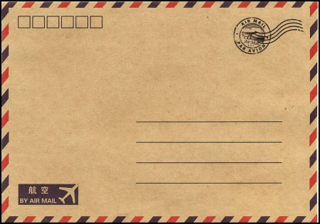 Старый почтовый конверт