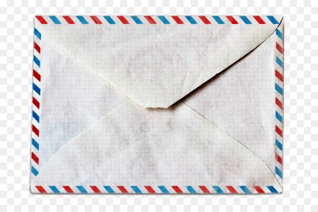 Письмо на прозрачном фоне