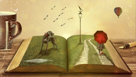 Обои на рабочий стол книги
