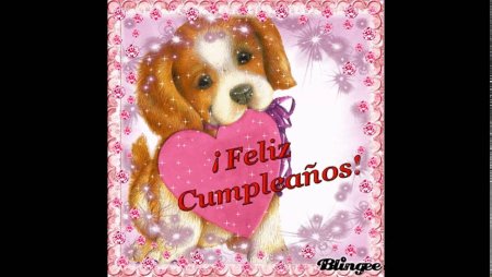 Поздравление с днем рождения на испанском открытка