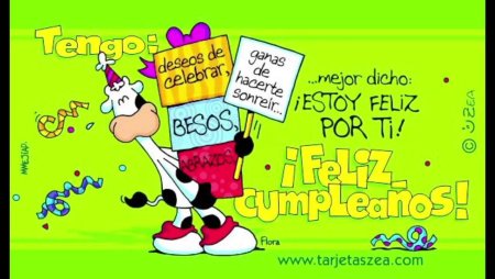 Поздравление с днем рождения по испански