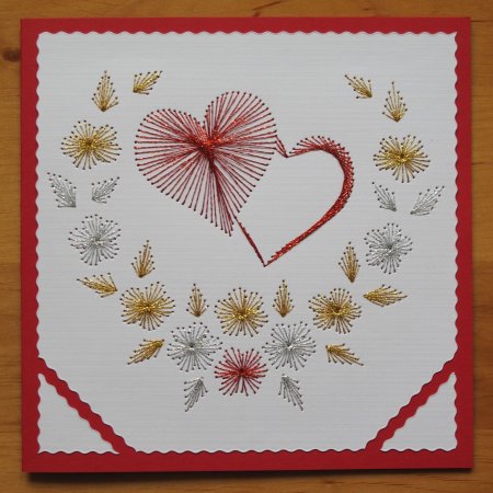 Вышивание на картоне