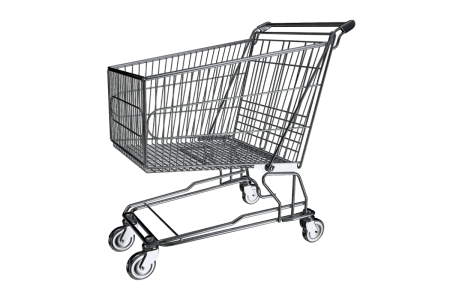Тележка из супермаркета