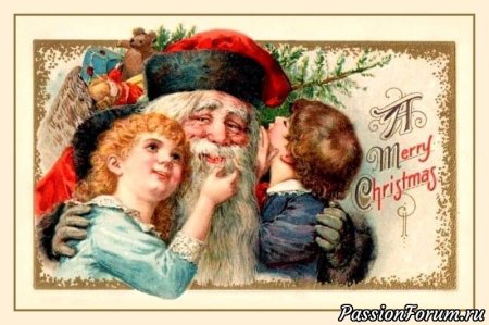 Первая Новогодняя открытка