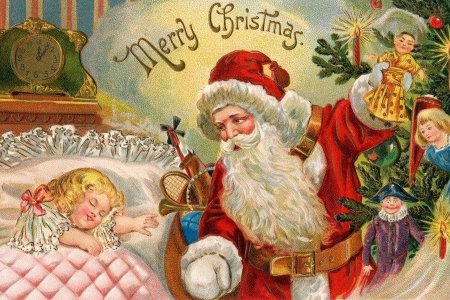 Винтажные открытки новый год