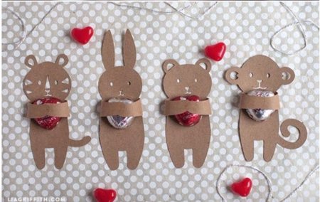 Упаковка подарков в виде животных