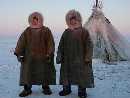 Чукчи в тундре