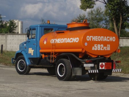 Бензовоз Огнеопасно