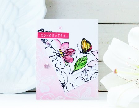 Flowers simple Cardmaking