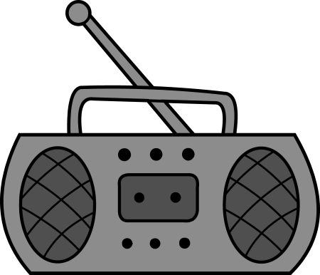 Магнитофон мультяшный