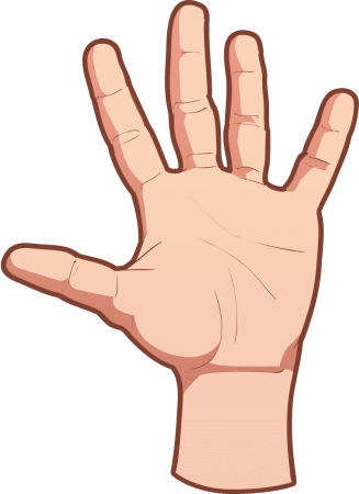 Раскрытая ладонь