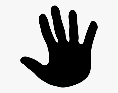 Ладошки черно белые