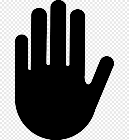 Ладонь силуэт