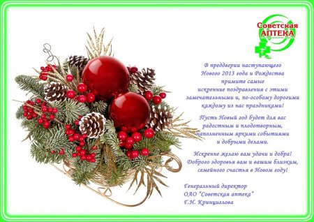 Поздравление с новым годом пожилому человеку