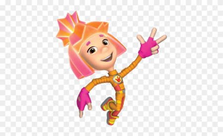 Фиксики Симка на белом фоне