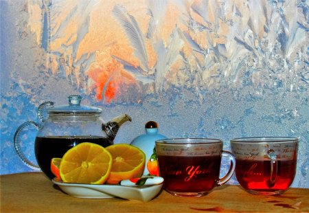 Зимнее утро с чаем