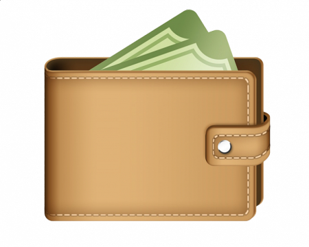 Наличные деньги прозрачный фон