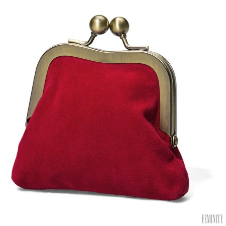 Дамский кошелек на прозрачном фоне