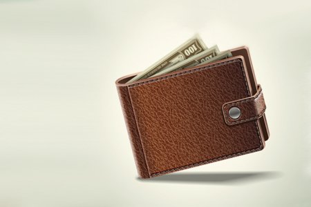 Портмоне коричневое