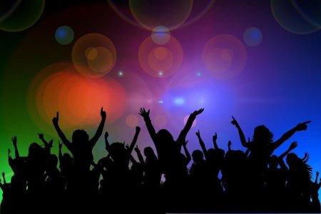 Фон для объявления дискотеки