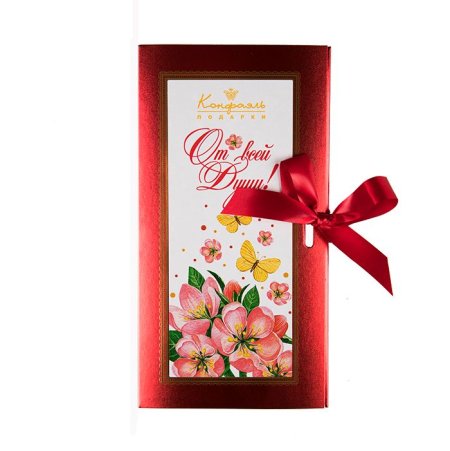 Открытка с шоколадом