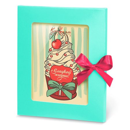 Открытка с шоколадом