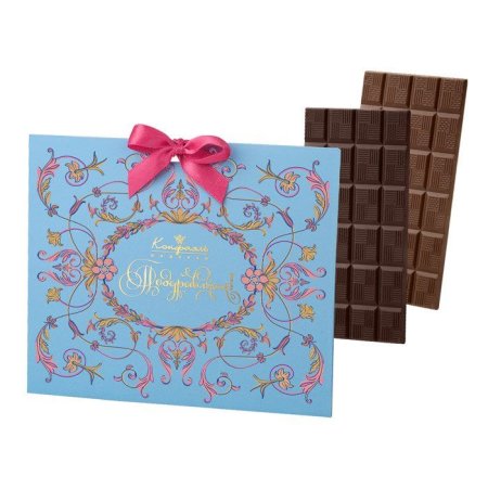 Открытка с шоколадом