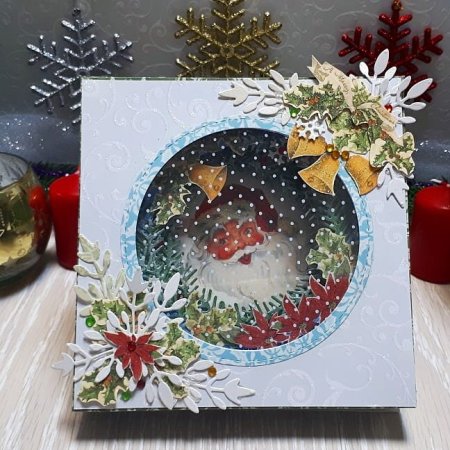 Открытка туннель Новогодняя
