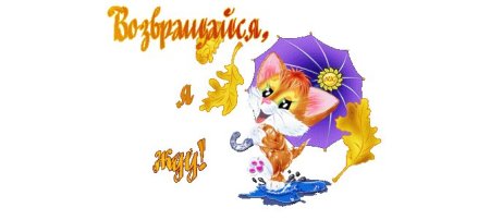 Скорейшего возвращения
