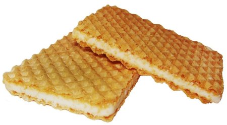 Вафли с помадной начинкой