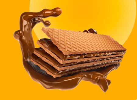 Вафли шоколадные
