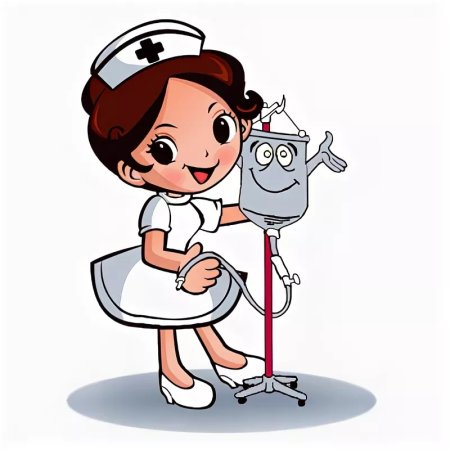 Медсестра мультяшная