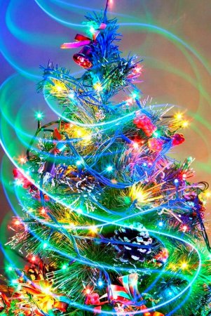 Красочные новогодние елки