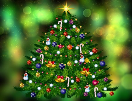 Нарядная елочка новый год