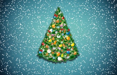 Красивая Новогодняя елка