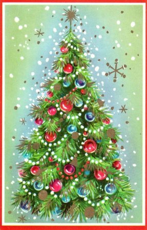 Рисование Новогодняя елка