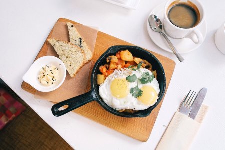 Красивый быстрый завтрак