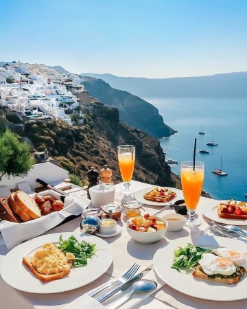 Greece, Santorini завтрак