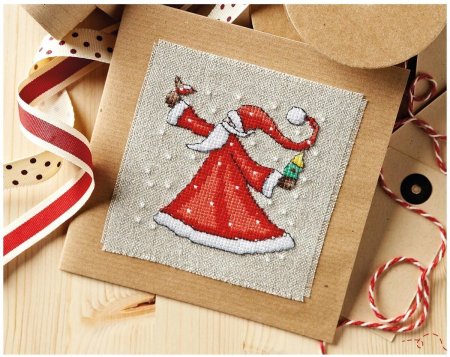 Новогодняя аткрытка своими руками