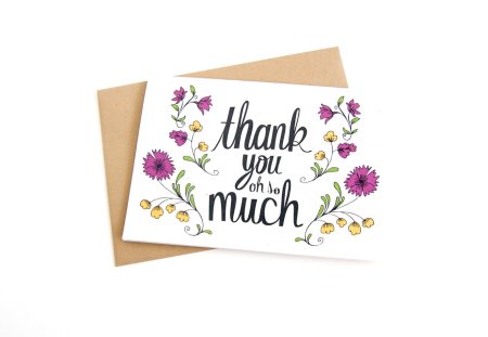 Открытка thanks