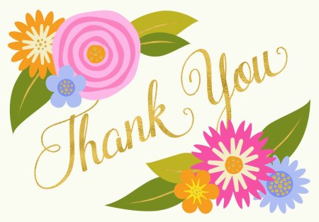 Открытки thank you