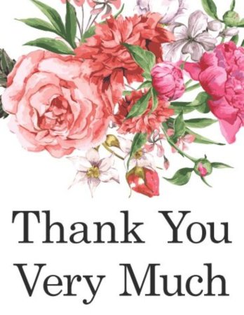 Открытки thank you