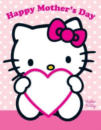 Хеллоу Китти с табличкой